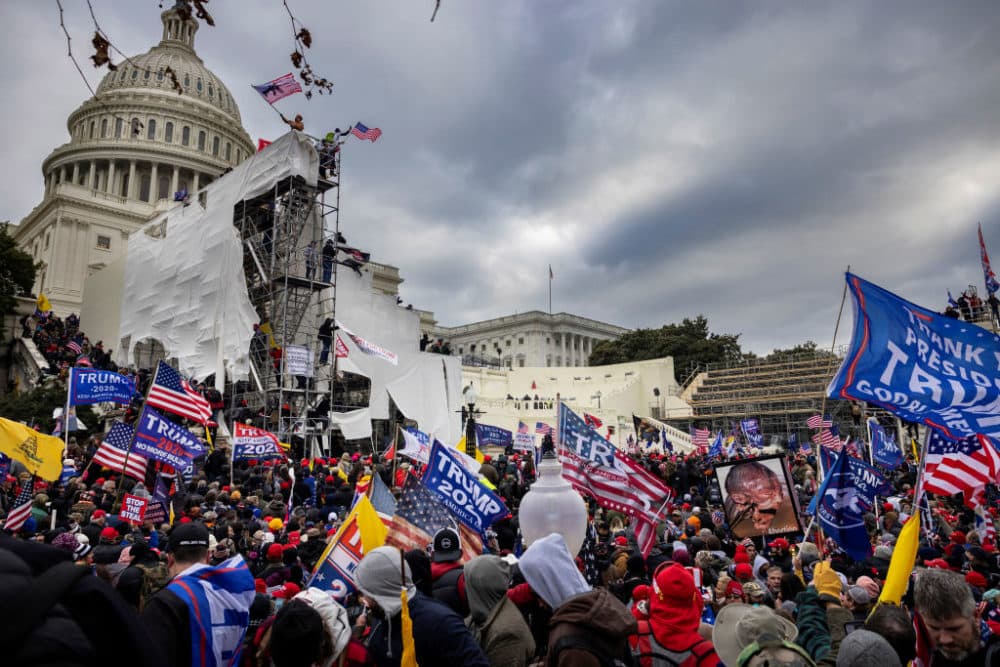 Trump supporters clash with police and security forces as people storm the U.S. Capitol on January 6, 2021 (Brent Stirton/Getty Images)