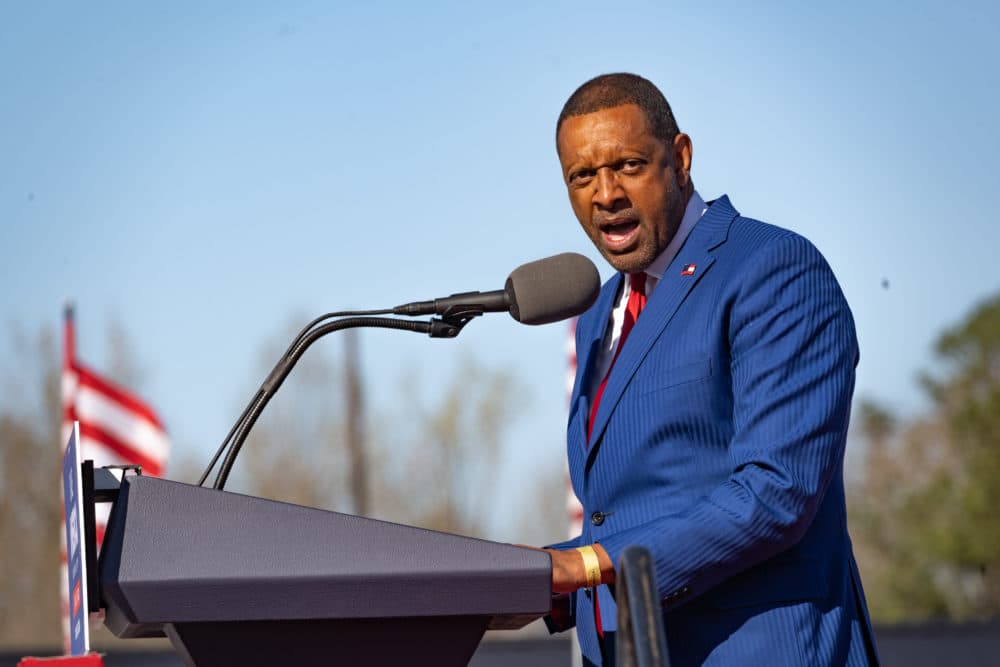 Vernon Jones, Republican representative for Georgia speaks to supporters of former U.S. President Donald Trump during a Save America rally at the Banks County Dragway on March 26, 2022 in Commerce, Georgia. (Megan Varner/ Getty Images)