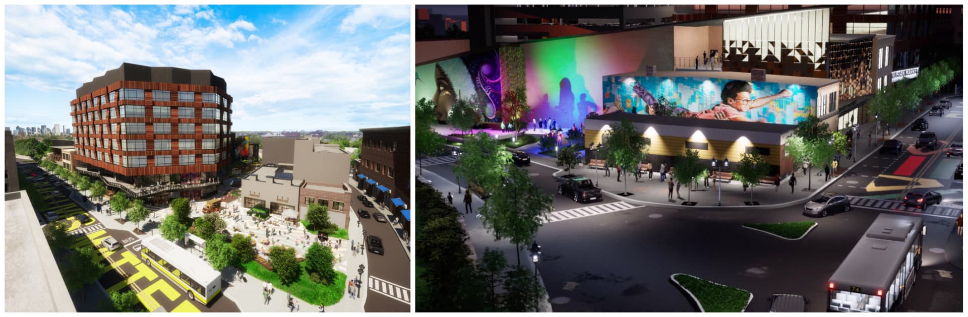Renderings of Nubian Square Ascends. (Courtesy Nubian Square Ascends)