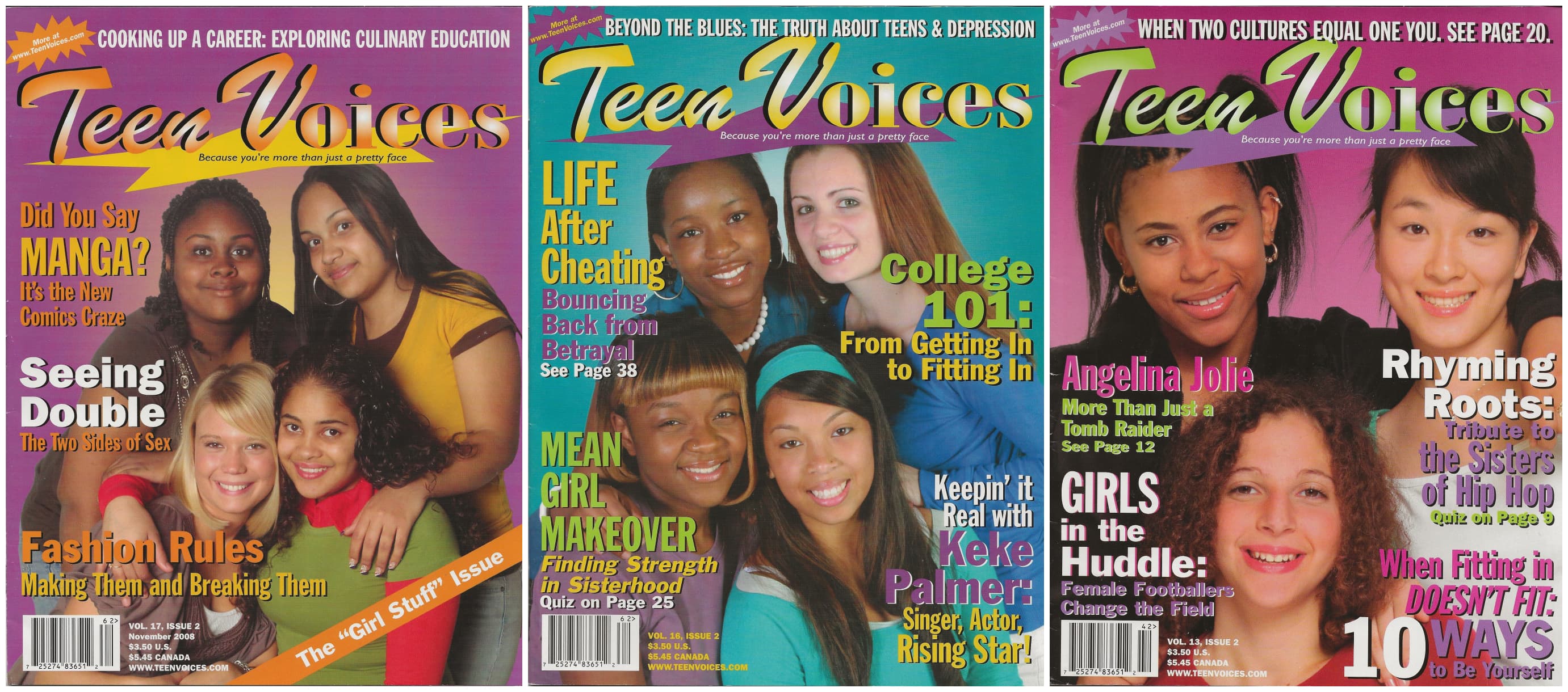 For more than 20 years Teen Voices was a magazine written by and for teen girls to challenge media images and messages. (Courtesy Teen Voices Legacy Project)
